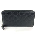 Gucci Black Leather Long Wallet (Bi-Fold) (Pre-Owned)