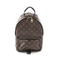 Louis Vuitton Black Brown Monogram Coated Canvas Backpack (Pre-Owned)