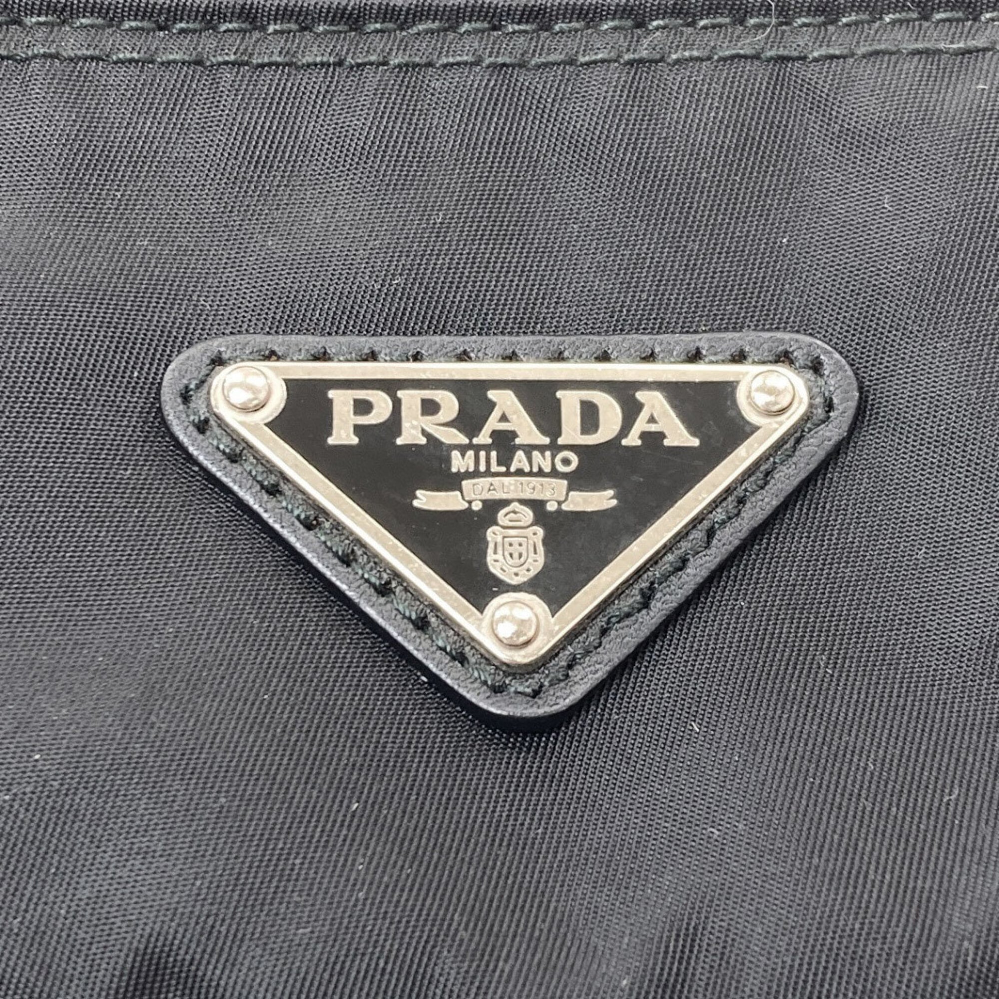 Prada Black Nylon Shoulder Bag (Pre-Owned)
