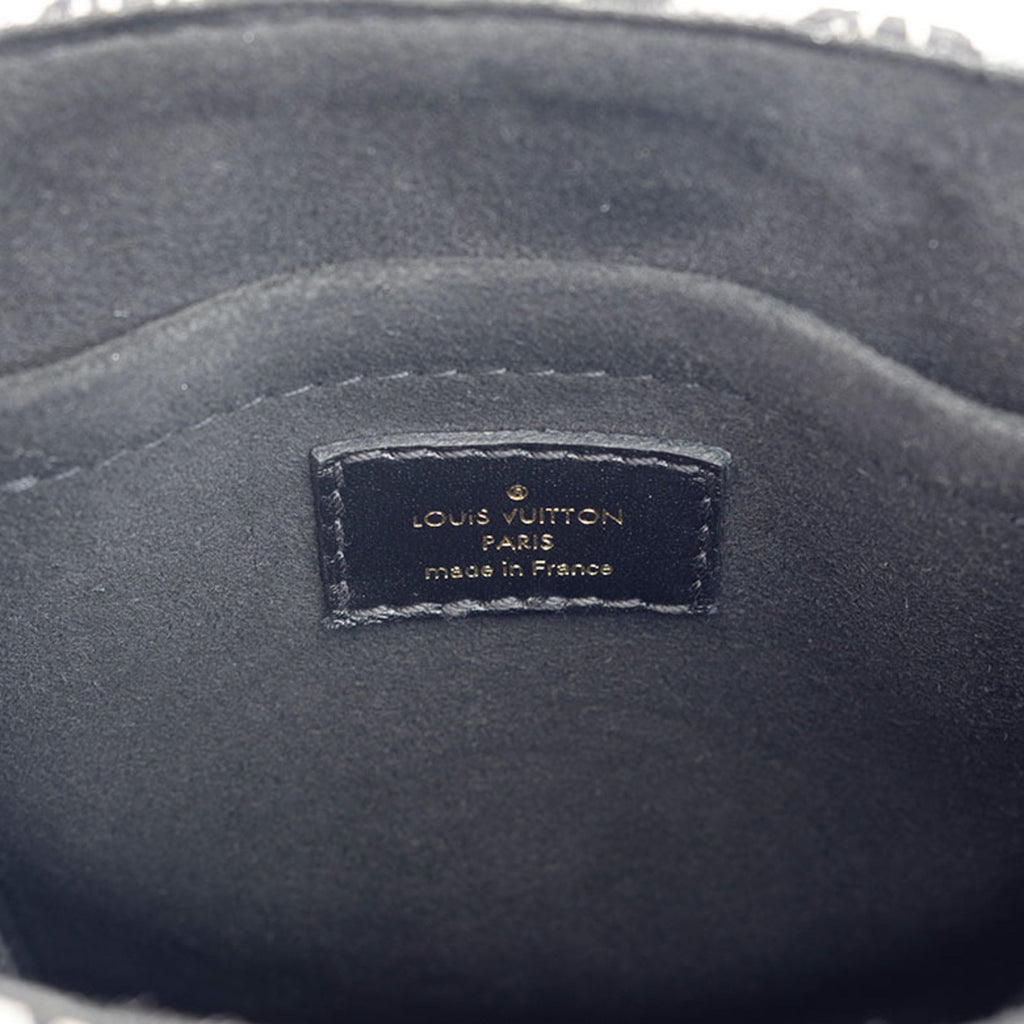 Louis Vuitton Black White Monogram Jacquard Shoulder Bag (Pre-Owned)