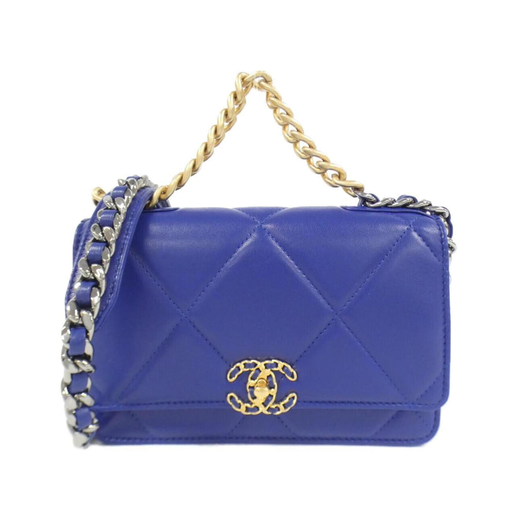 Chanel Leather Chain/Shoulder Wallet (Pre-Owned)