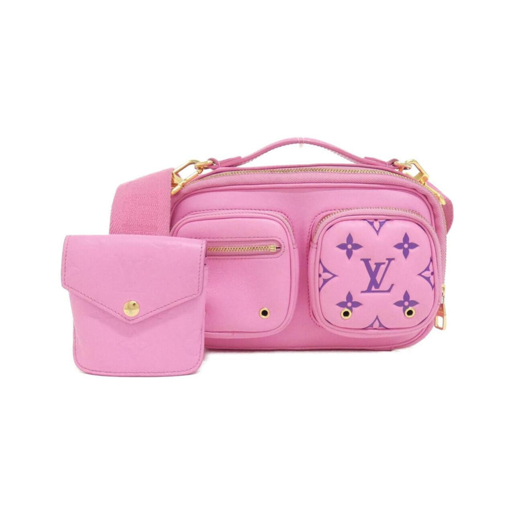 Louis Vuitton Rose Leather Shoulder Bag (Pre-Owned)