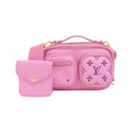 Louis Vuitton Rose Leather Shoulder Bag (Pre-Owned)