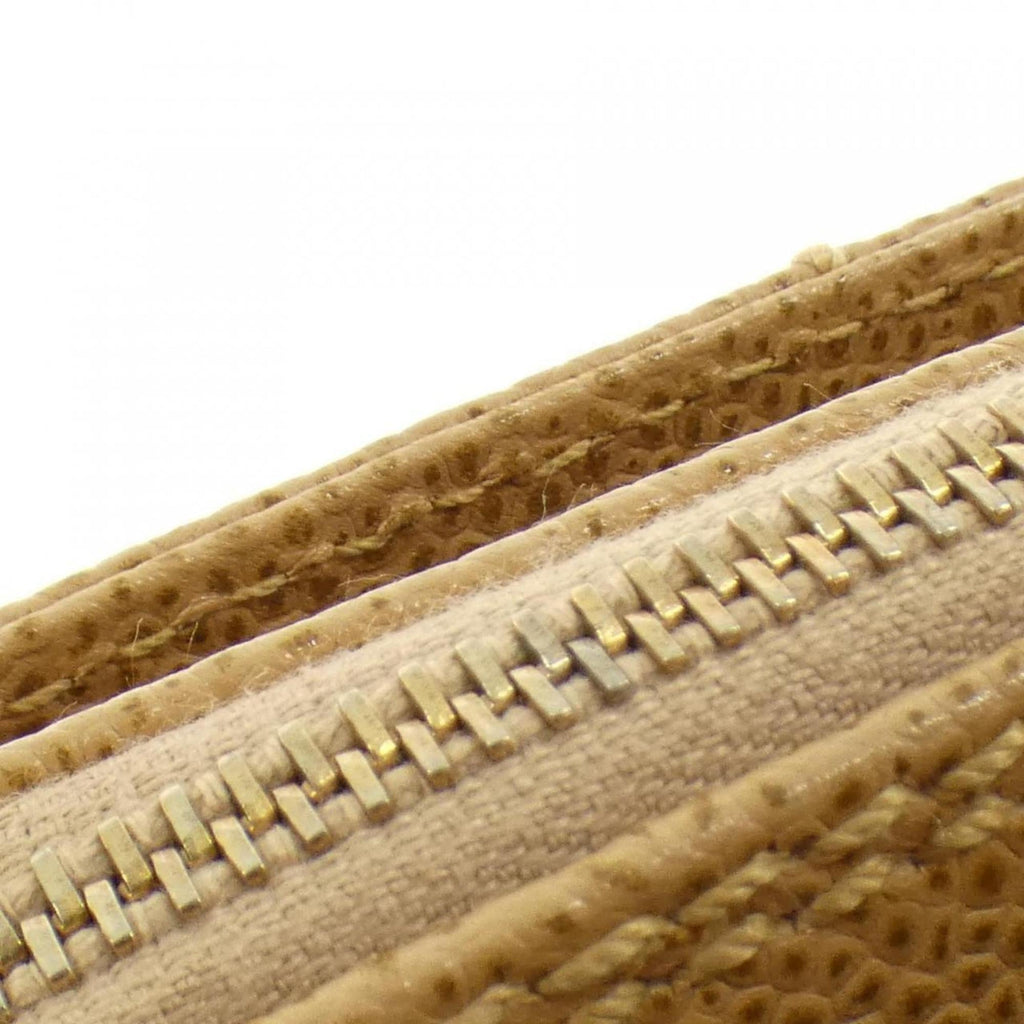 Chanel Beige Grained Calfskin Shoulder Bag (Pre-Owned)