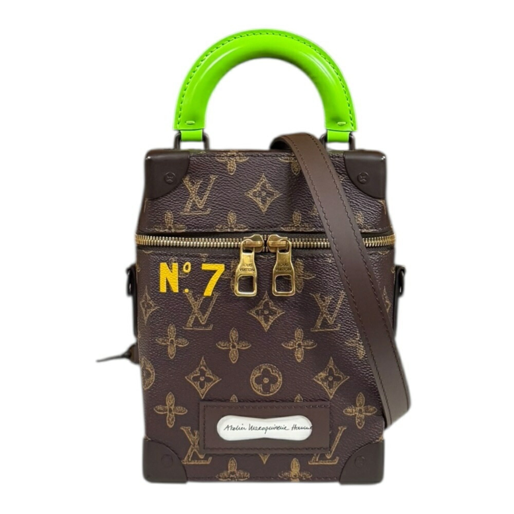 Louis Vuitton Monogram Brown Green Monogram Shoulder Bag (Pre-Owned)