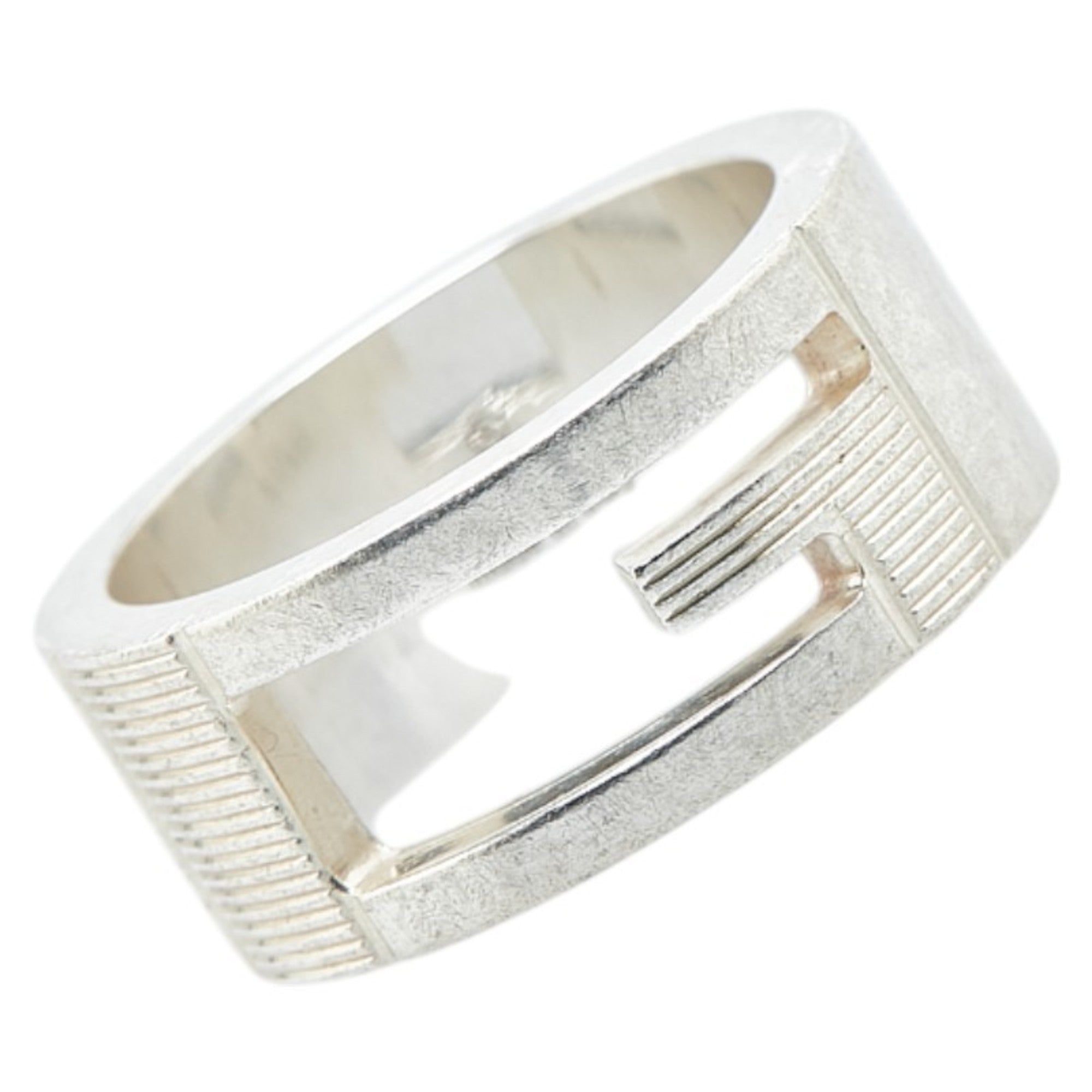 Gucci Silver 925 Band Ring (Pre-Owned)