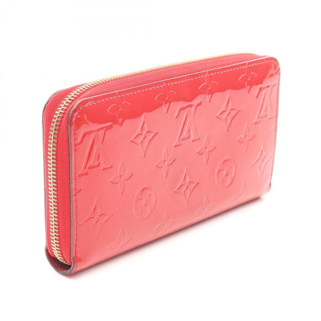 Louis Vuitton Cerise Red Color Vernis Leather Long Wallet (Bi-Fold) (Pre-Owned)