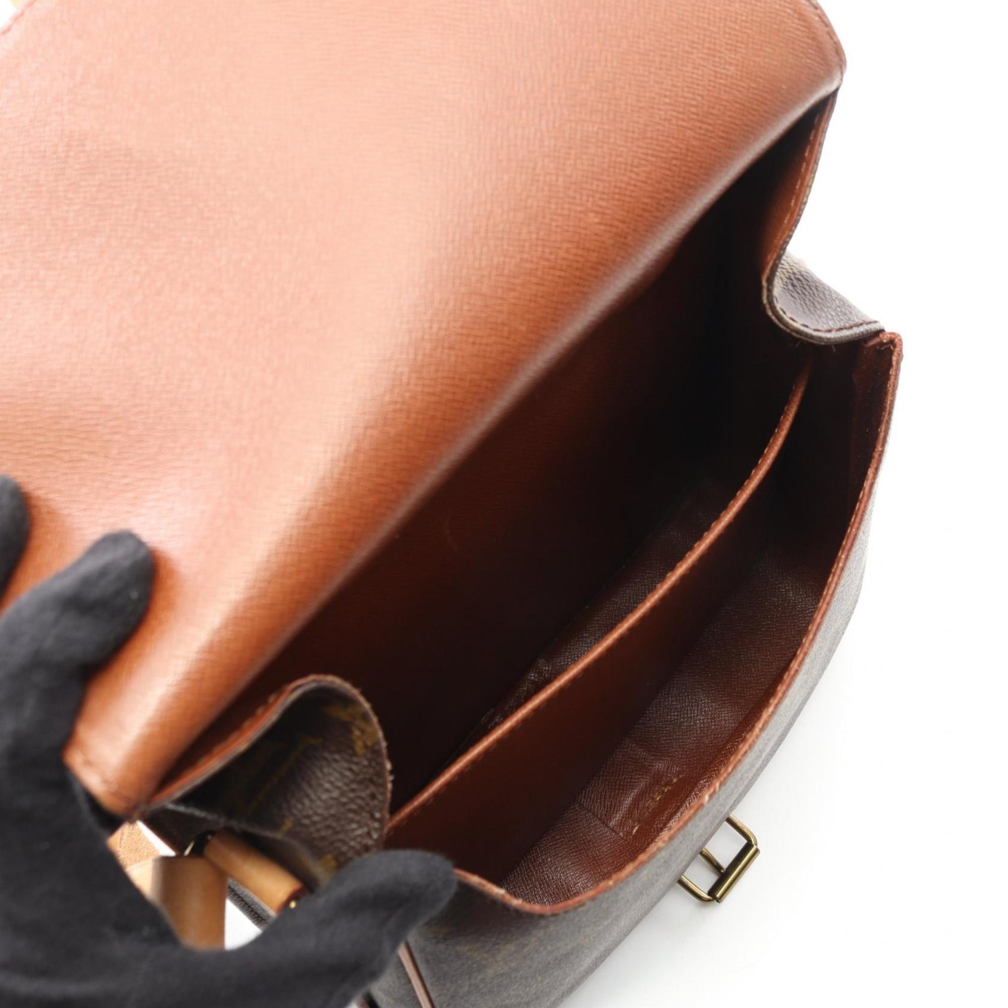 Louis Vuitton Brown Coated Canvas Pvc Monogram Leather Shoulder Bag (Pre-Owned)