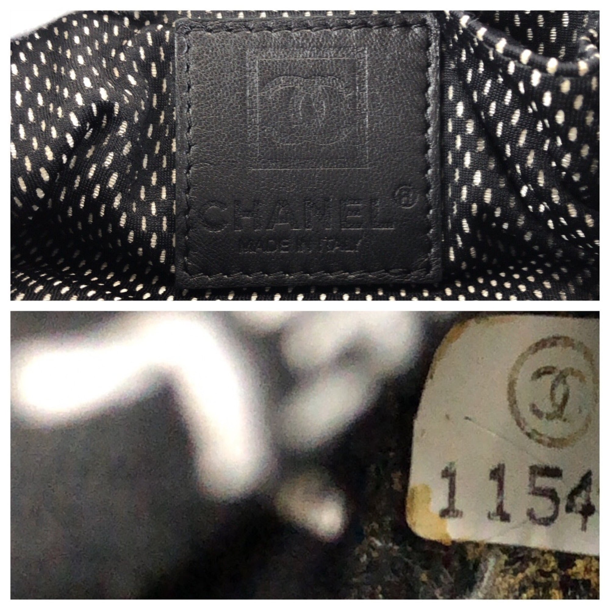 Chanel Black Coated Canvas Shoulder Bag (Pre-Owned)