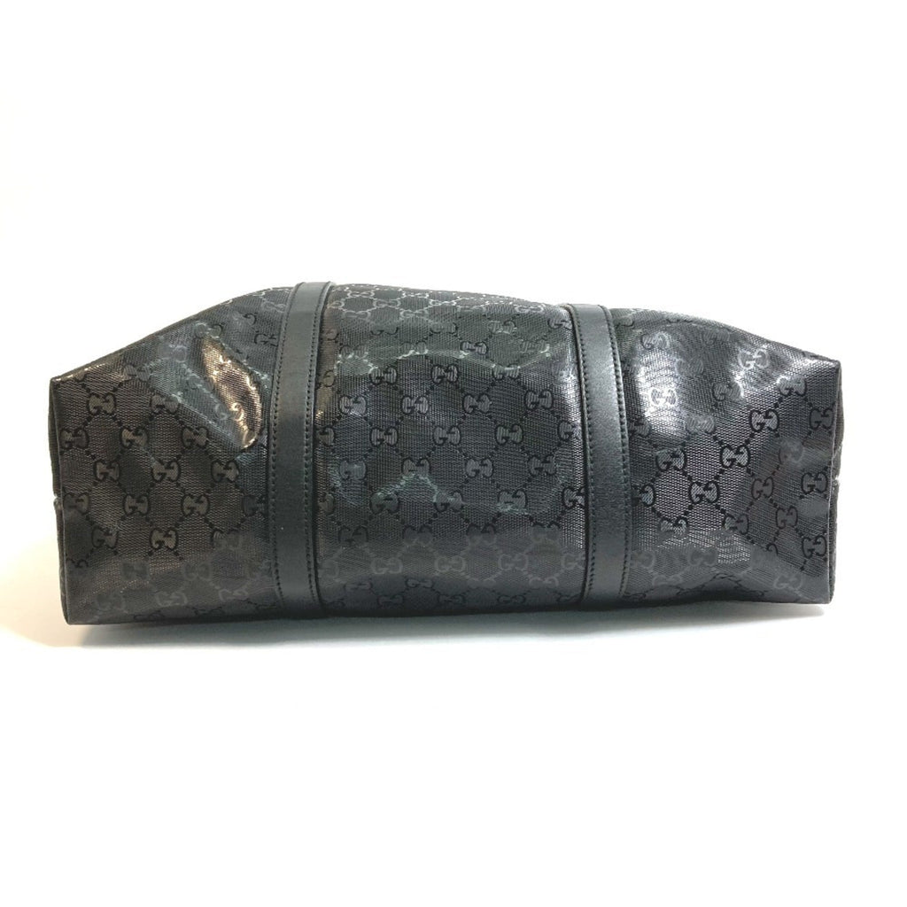 Gucci Black Gg Imprimé Tote Bag (Pre-Owned)
