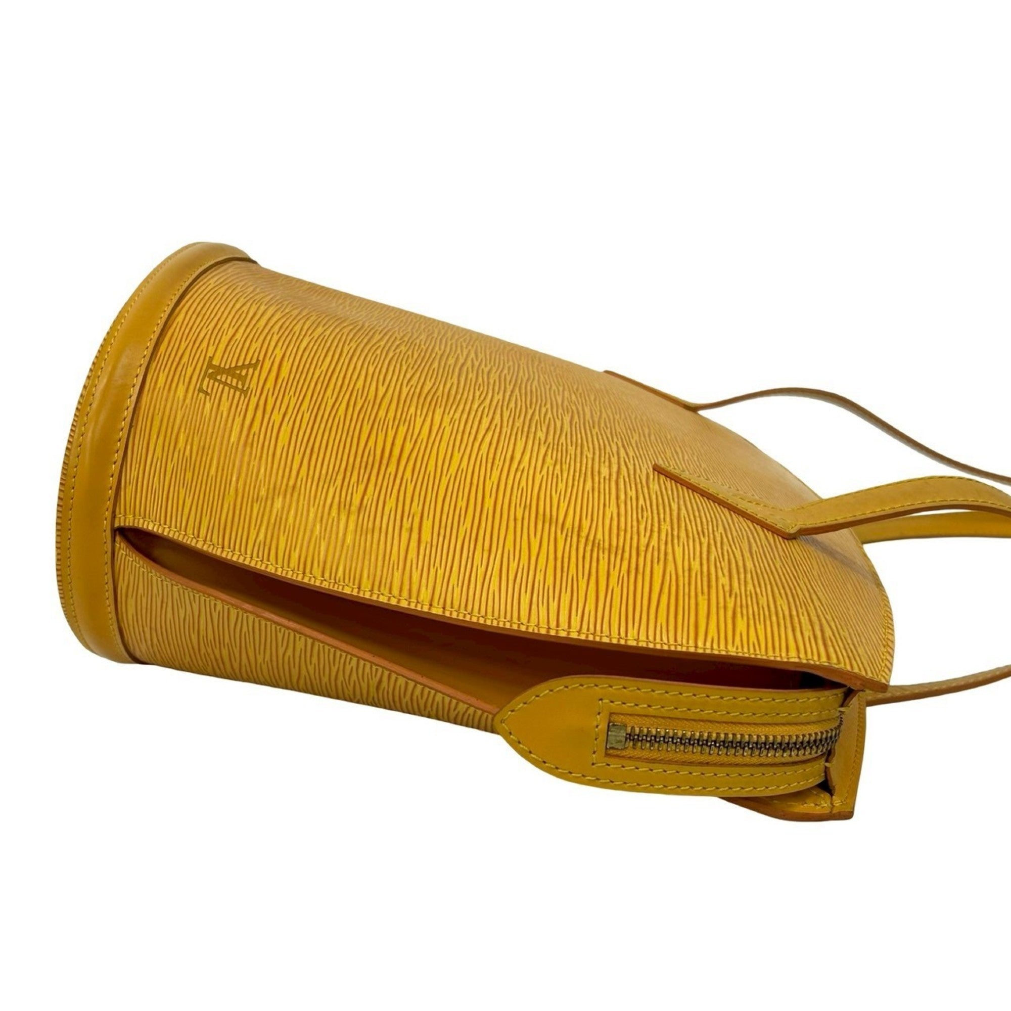 Louis Vuitton Yellow Leather Tote Bag (Pre-Owned)