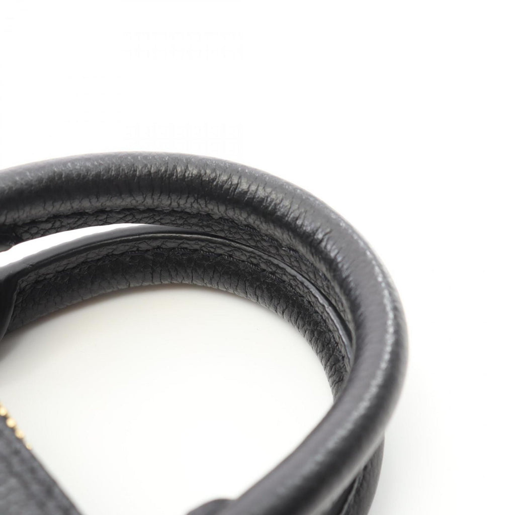 Louis Vuitton Black Leather Handbag (Pre-Owned)