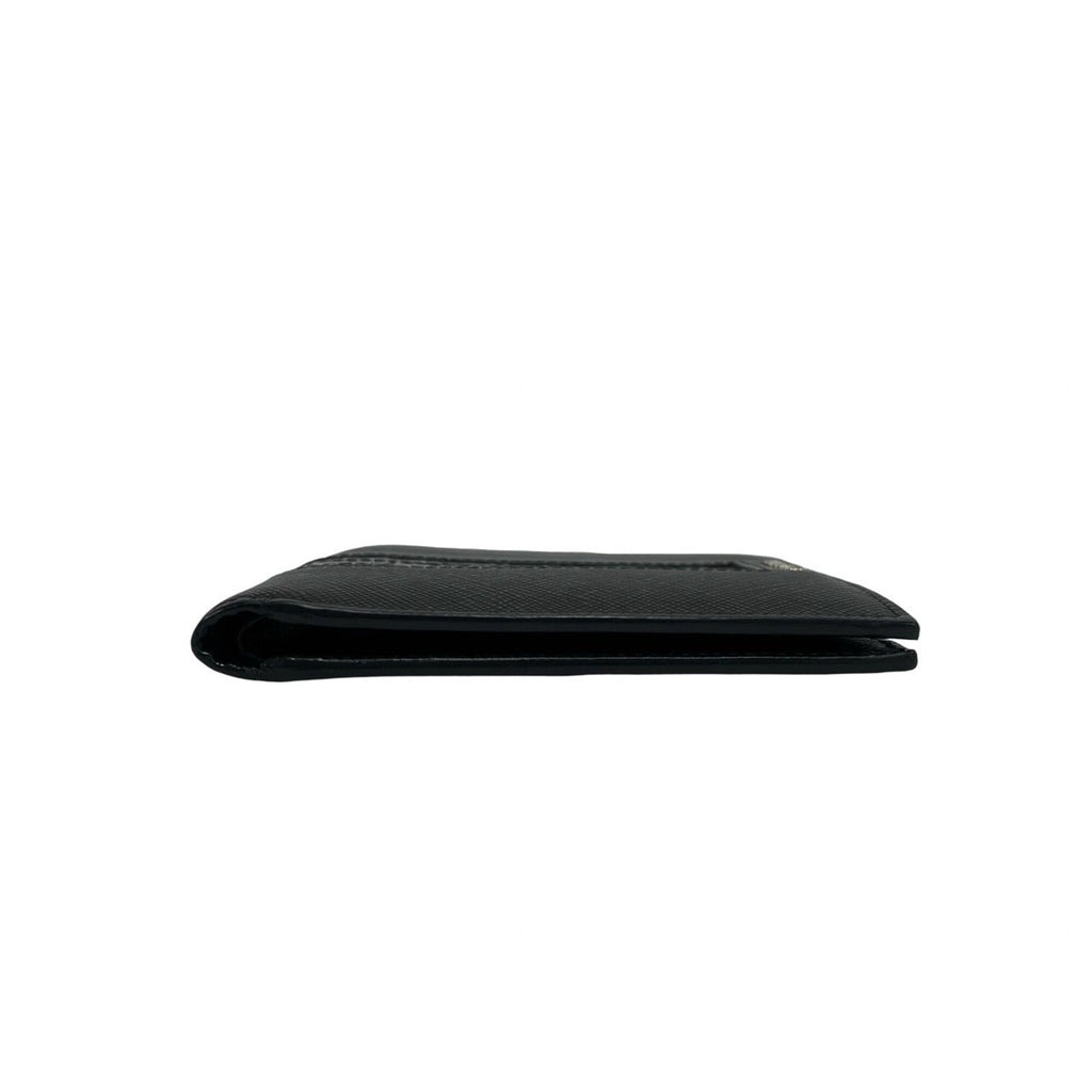 Prada Black Leather Wallet (Bi-Fold) (Pre-Owned)