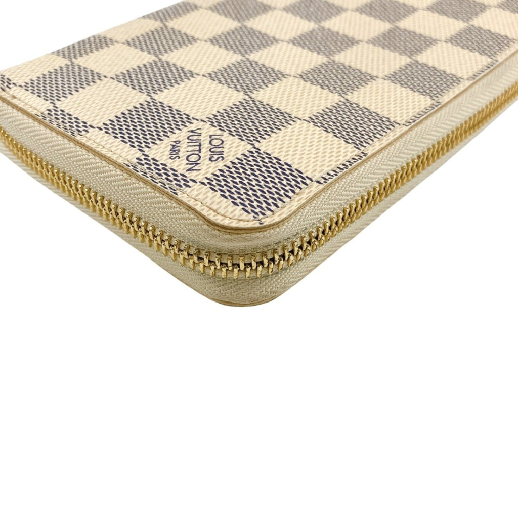 Louis Vuitton Damier Azur White Damier Azur Long Wallet (Bi-Fold) (Pre-Owned)