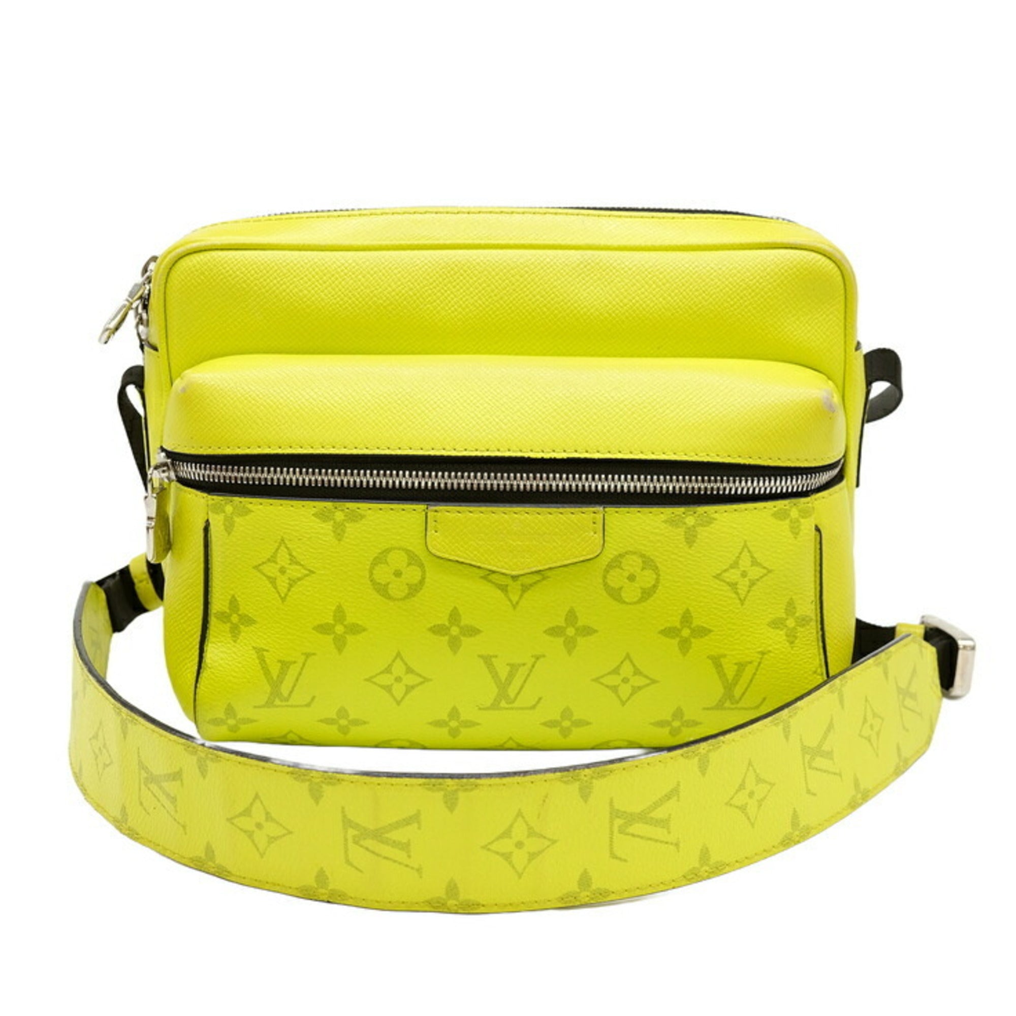 Louis Vuitton Yellow Taigarama Monogram Sling Bag (Pre-Owned)