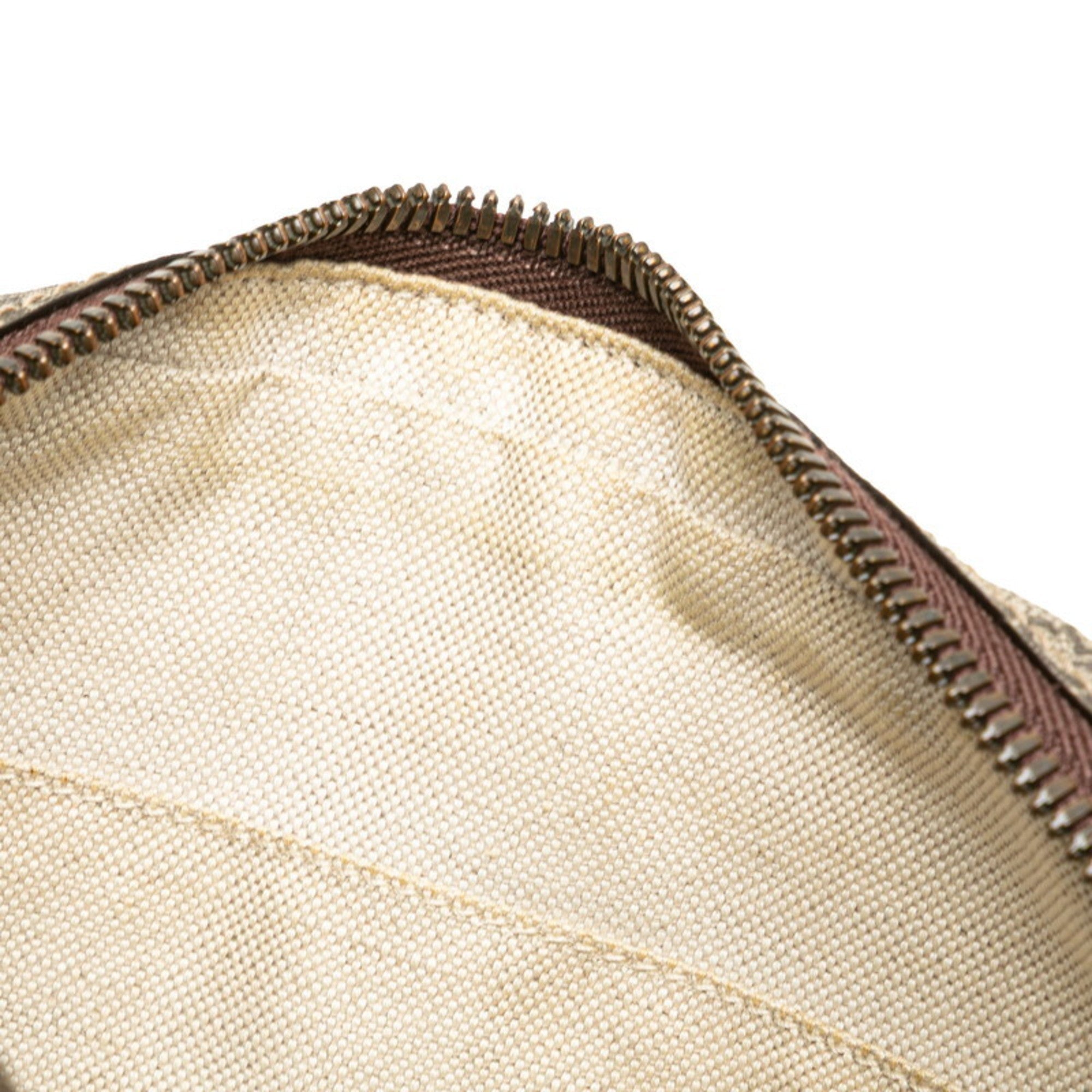 Gucci Beige Brown Pvc Leather Sling Bag (Pre-Owned)