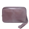 Louis Vuitton Acajou Brown Taiga Leather Clutch Bag Pouch (Pre-Owned)