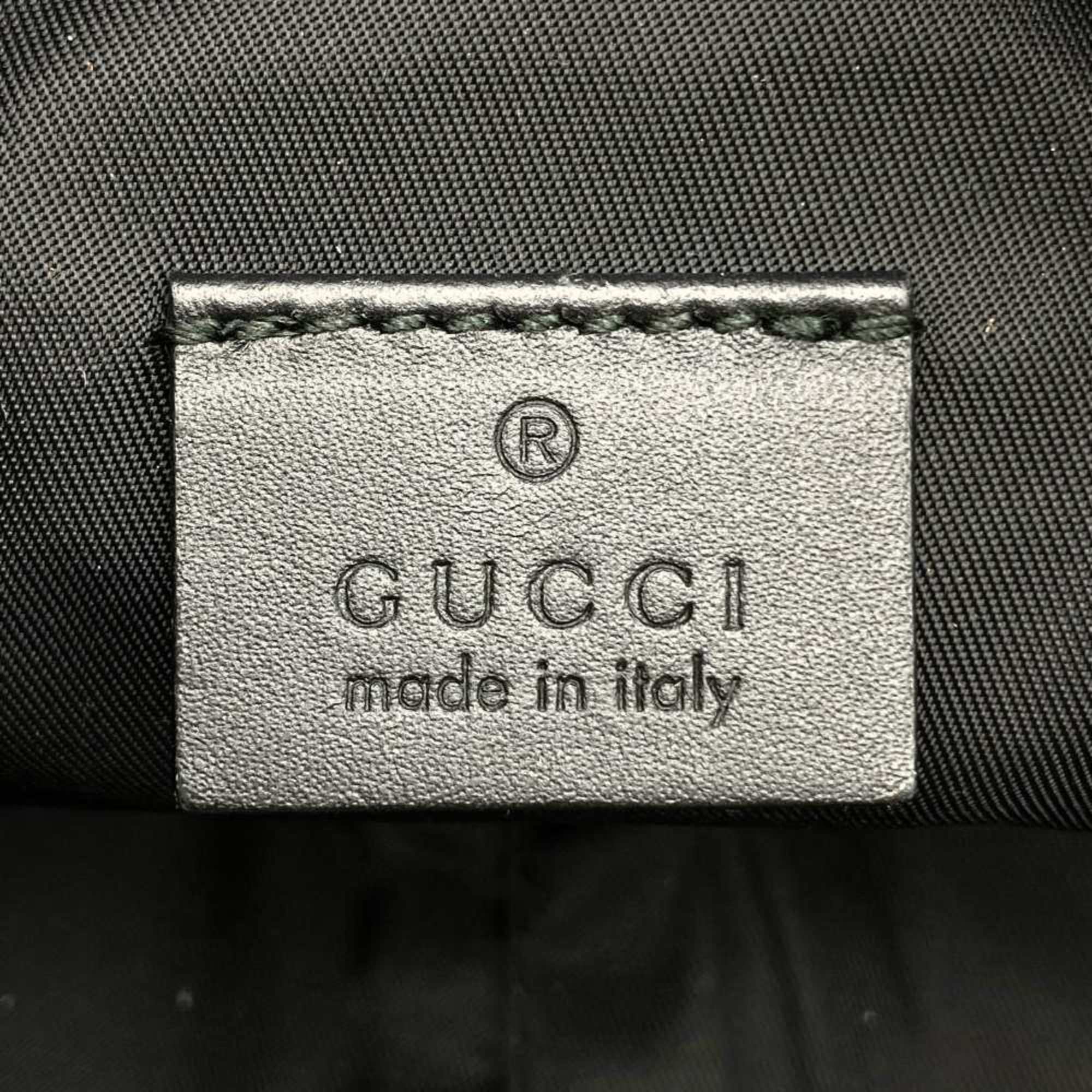 Gucci Beige Gg Supreme Leather Clutch Bag (Pre-Owned)