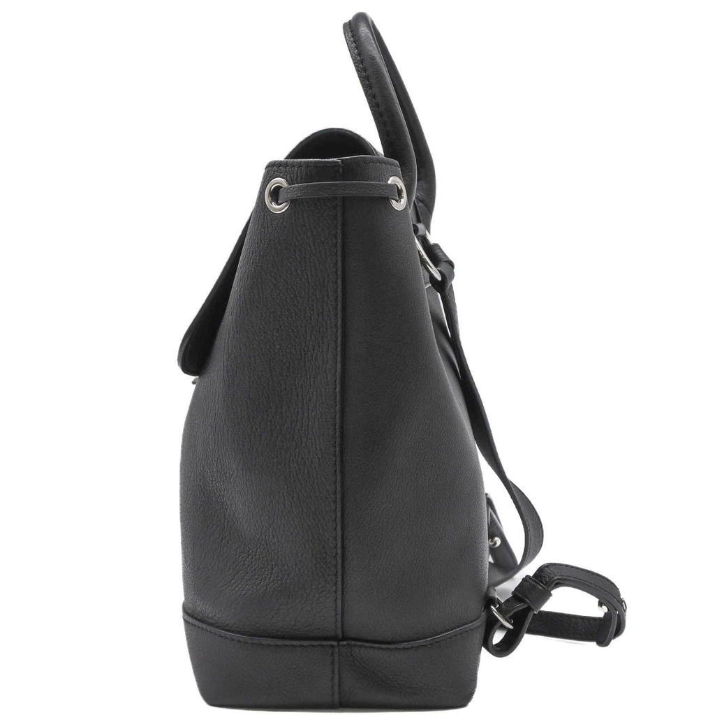 Louis Vuitton Black Leather Backpack (Pre-Owned)