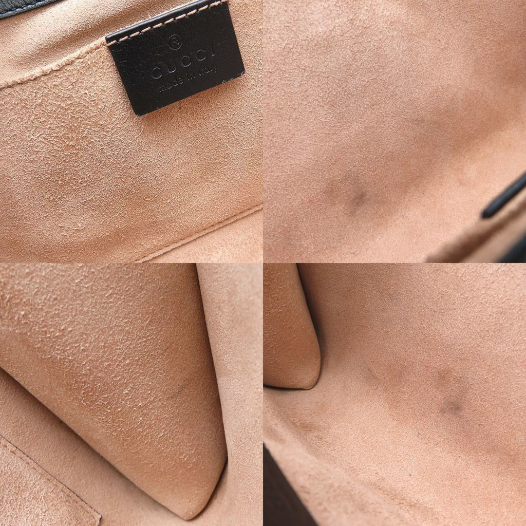 Gucci Black Leather Shoulder Bag (Pre-Owned)