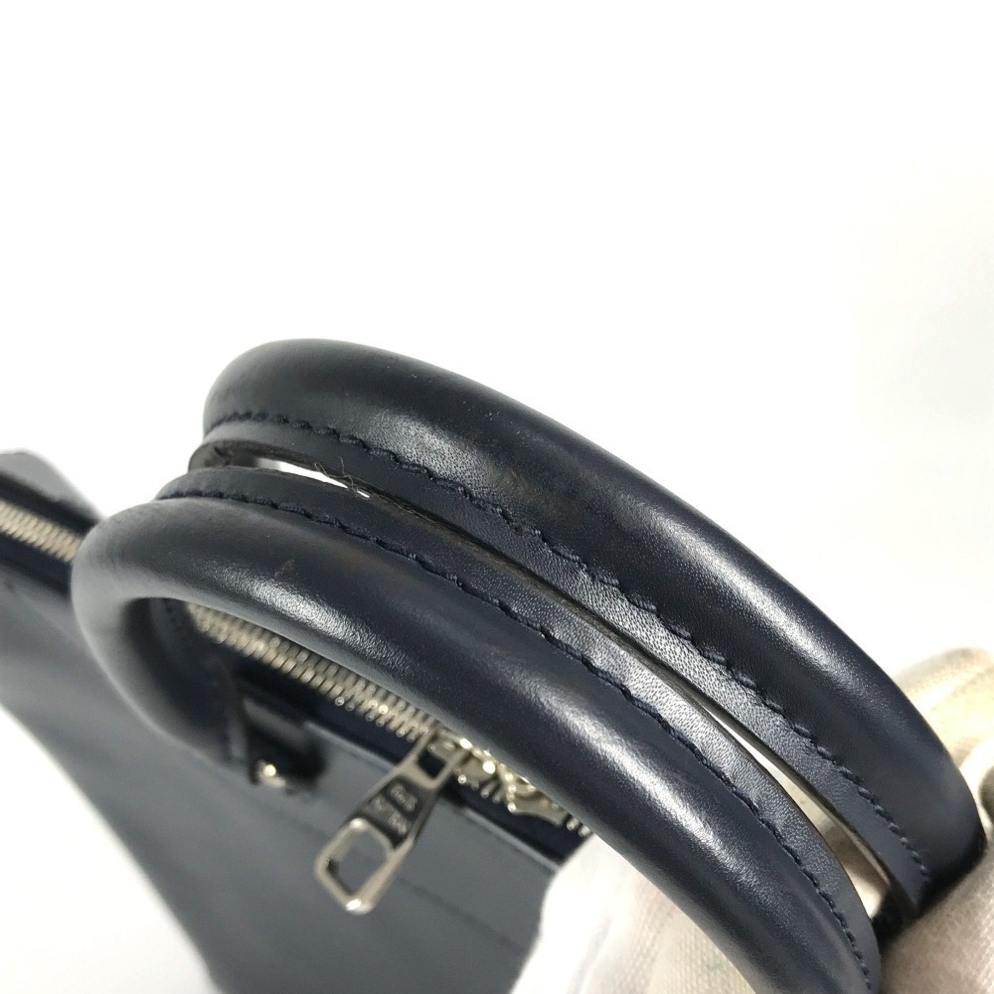 Louis Vuitton Navy Navy Blue Epi Leather Handbag (Pre-Owned)