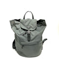 Prada Gray Leather Backpack (Pre-Owned)