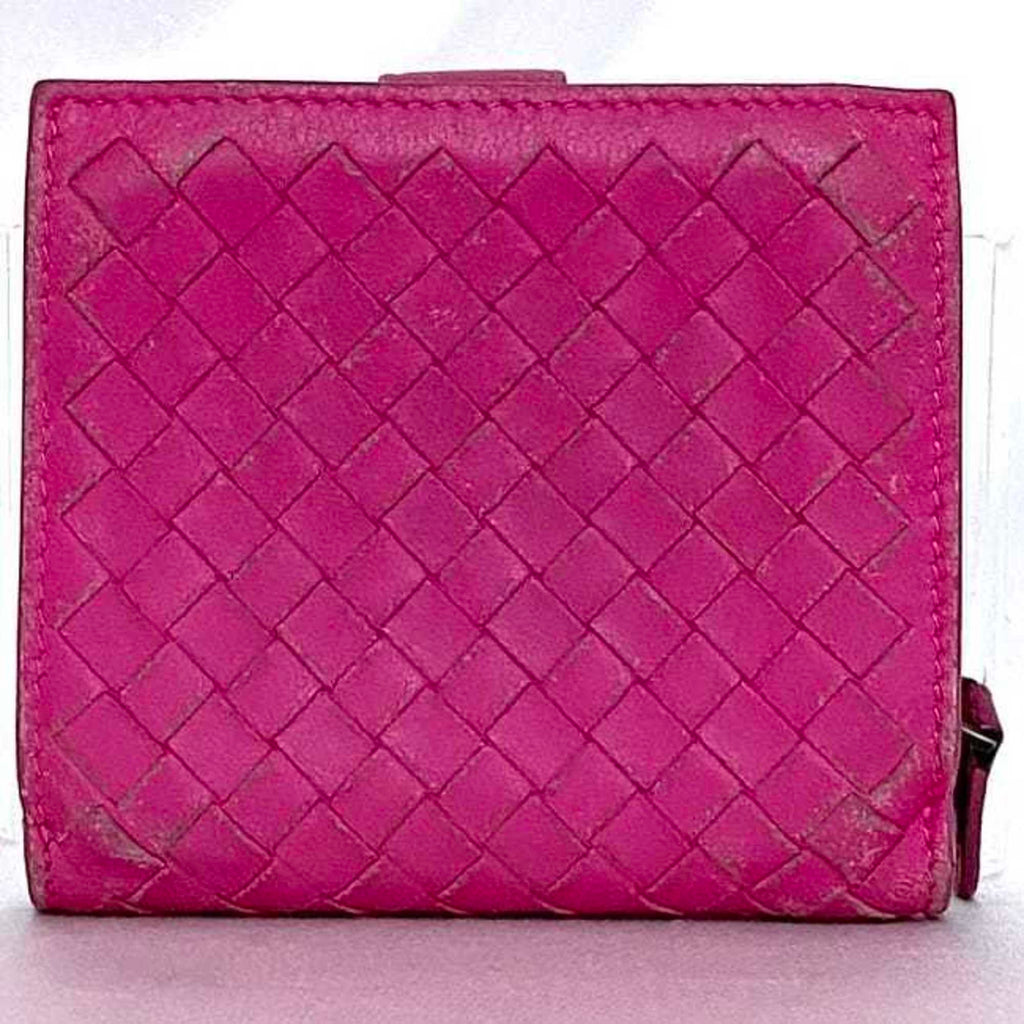 Bottega Veneta Pink Leather Wallet (Bi-Fold) (Pre-Owned)
