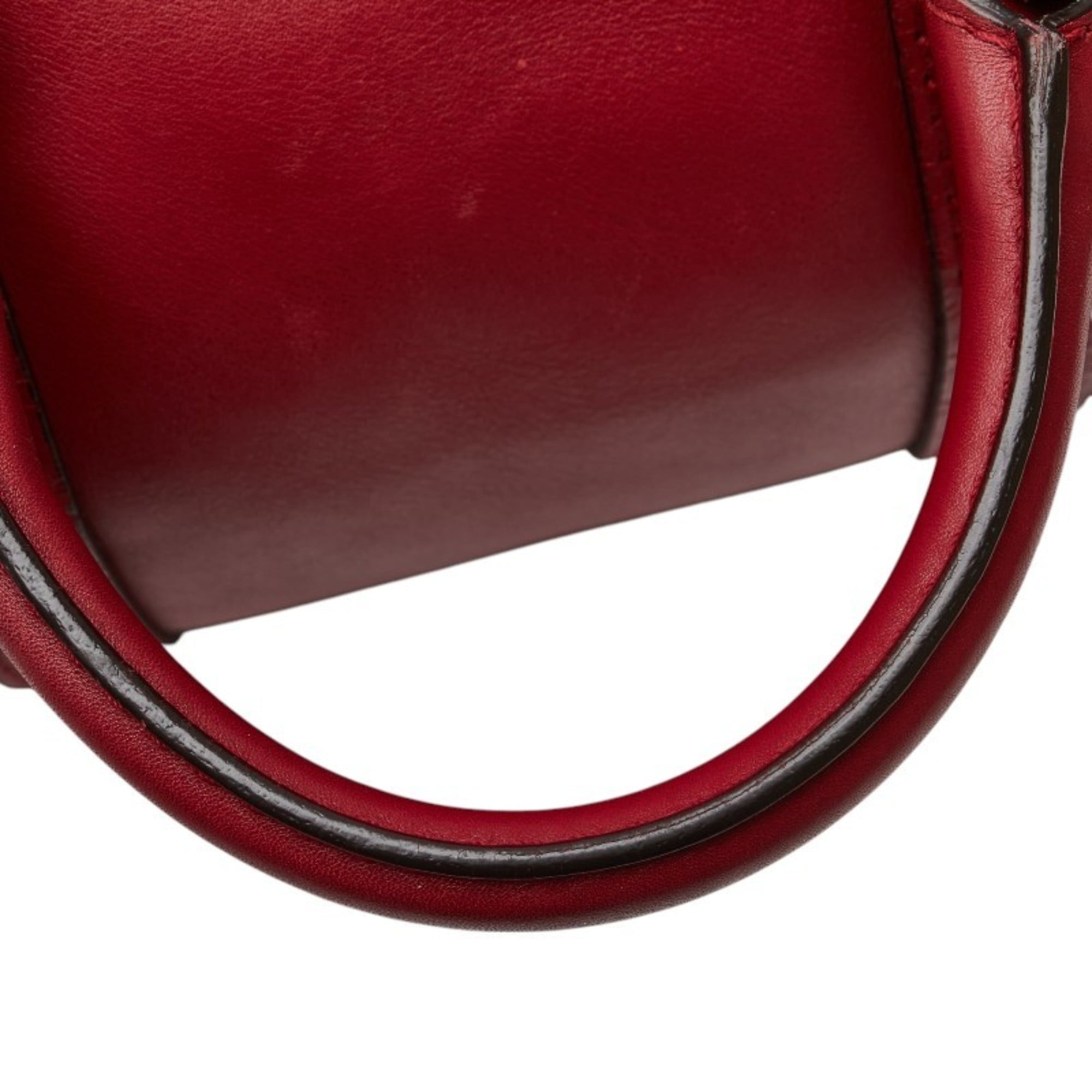 Gucci Red Color Handbag Shoulder Bag (Pre-Owned)