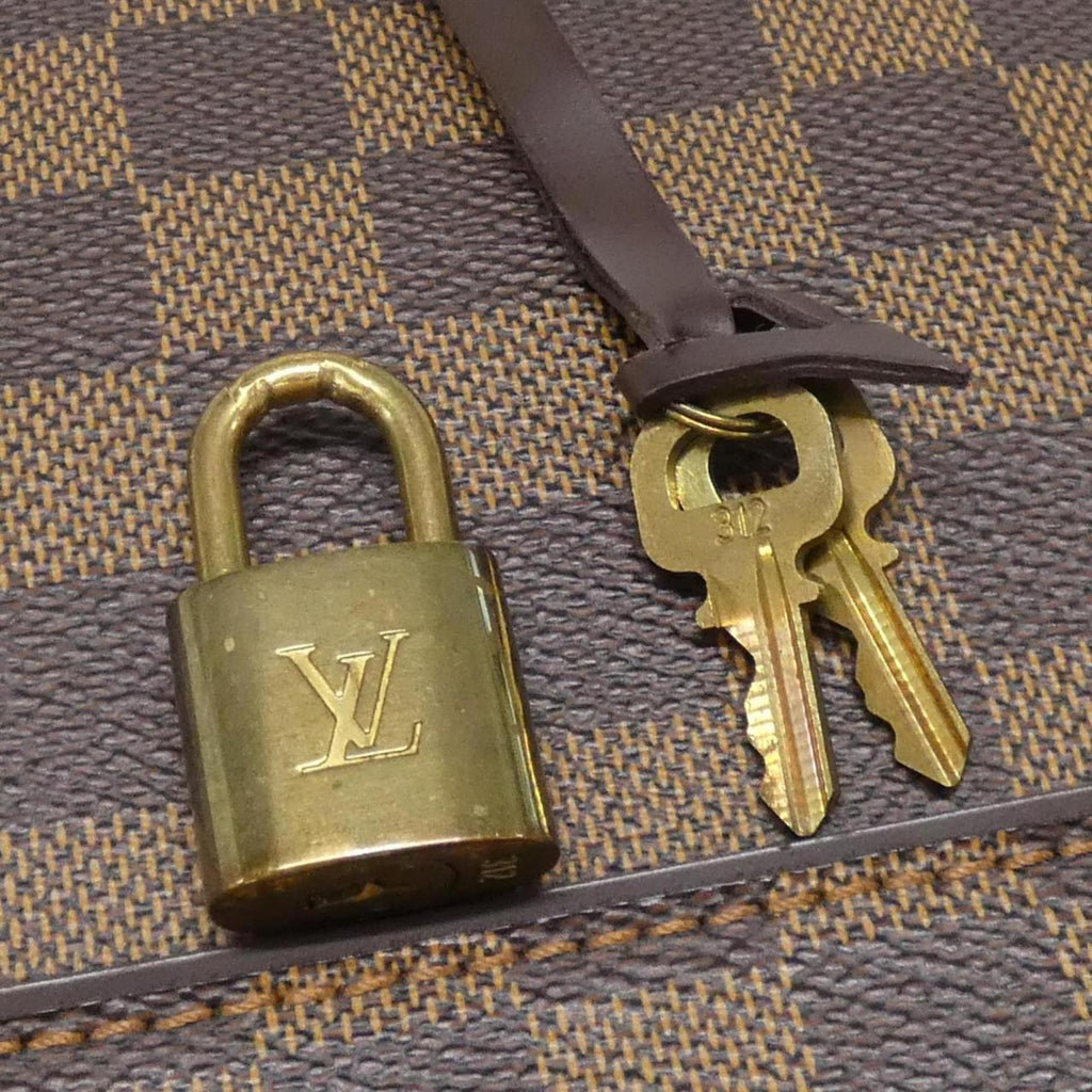 Louis Vuitton Damier Canvas Ebene Damier Canvas Handbag (Pre-Owned)