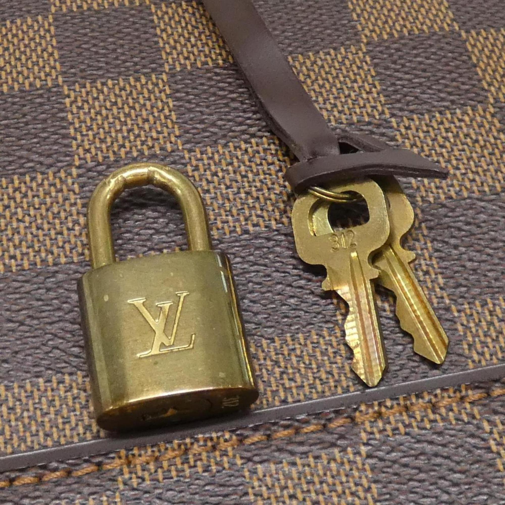 Louis Vuitton Damier Canvas Ebene Damier Canvas Handbag (Pre-Owned)