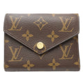 Louis Vuitton Brown Canvas Wallet (Tri-Fold) (Pre-Owned)