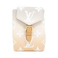 Louis Vuitton Beige White Coated Canvas Backpack (Pre-Owned)