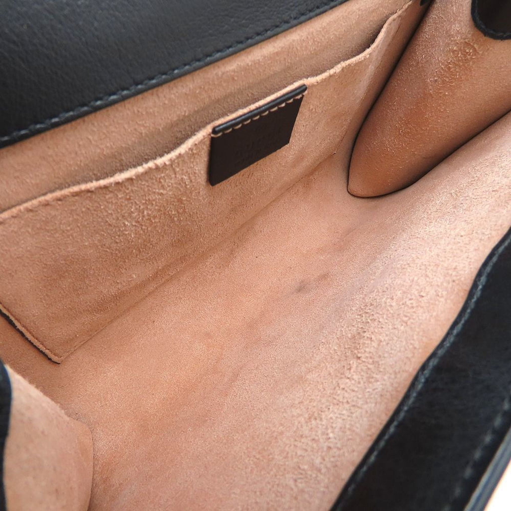Gucci Black Leather Shoulder Bag (Pre-Owned)