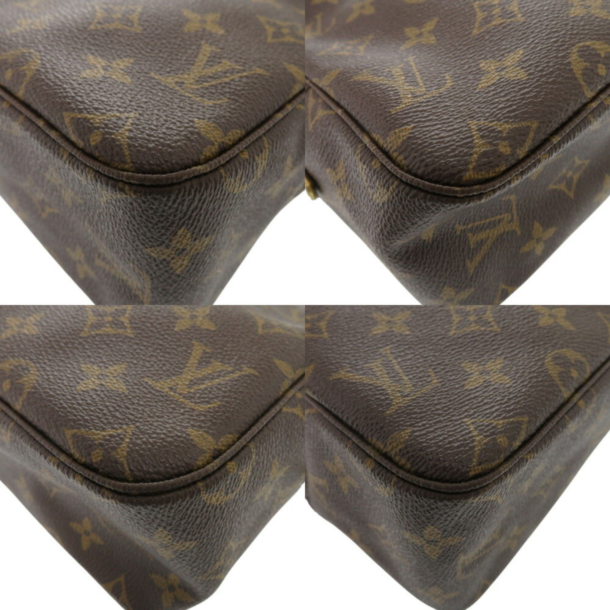 Louis Vuitton Brown Monogram Monogram Clutch Bag Pouch (Pre-Owned)