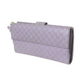 Gucci Purple Gray Long Wallet (Bi-Fold) (Pre-Owned)