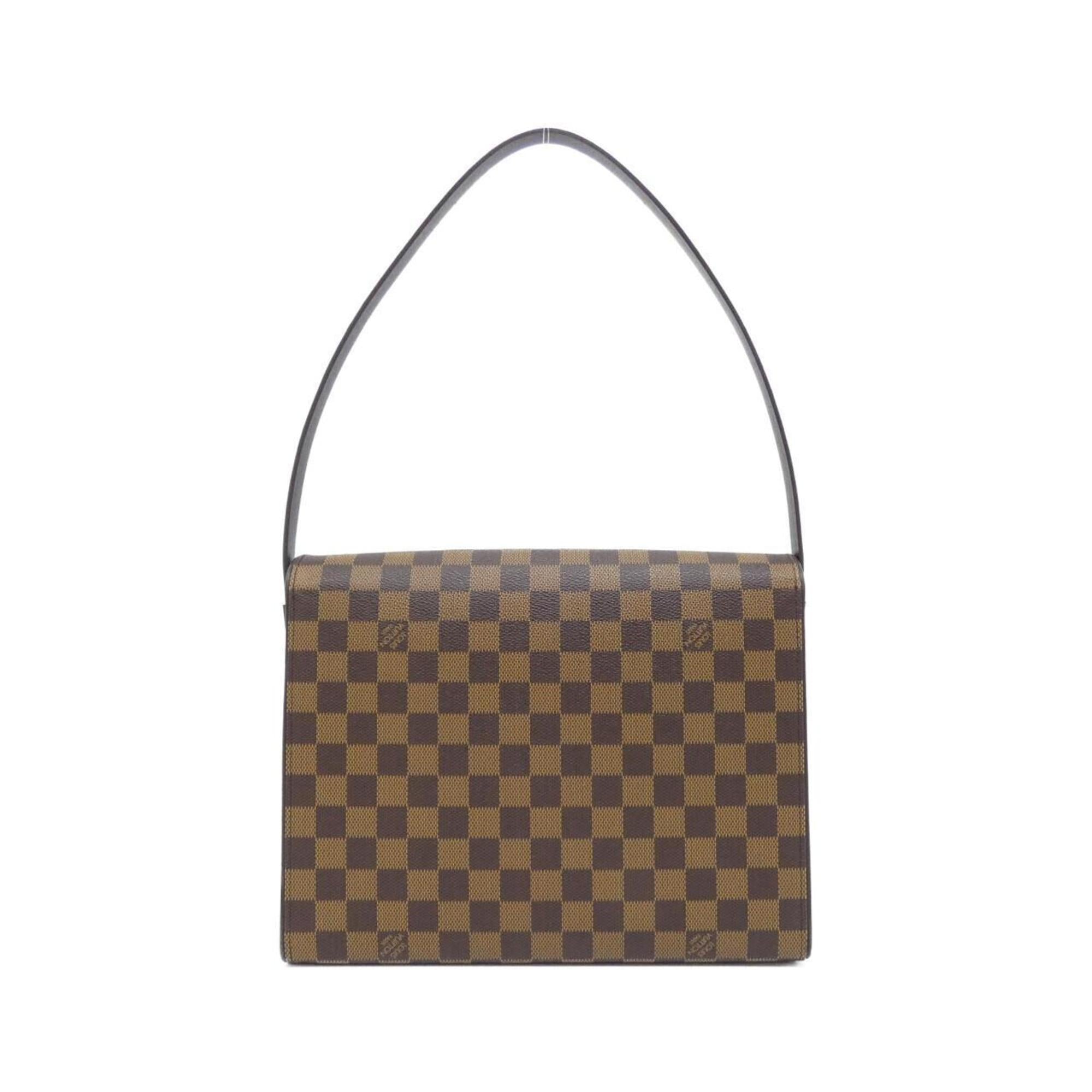 Louis Vuitton Damier Canvas Ebene Damier Canvas Shoulder Bag (Pre-Owned)