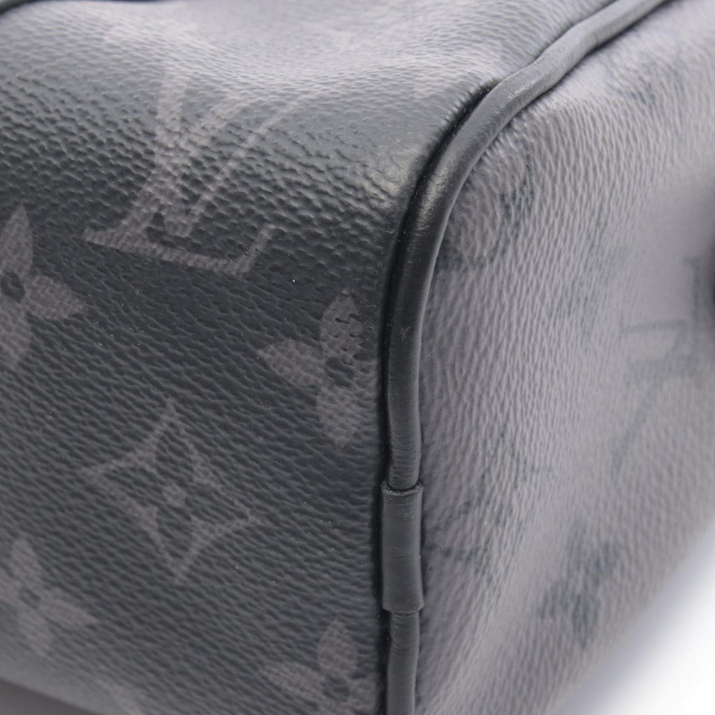 Louis Vuitton Black Coated Canvas Leather Handbag (Pre-Owned)