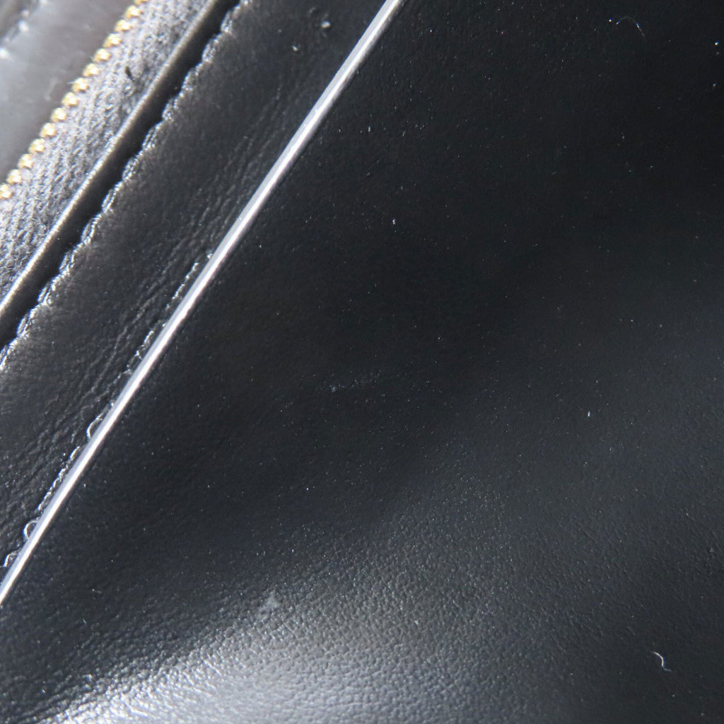 Bottega Veneta Black Leather Long Wallet (Bi-Fold) (Pre-Owned)