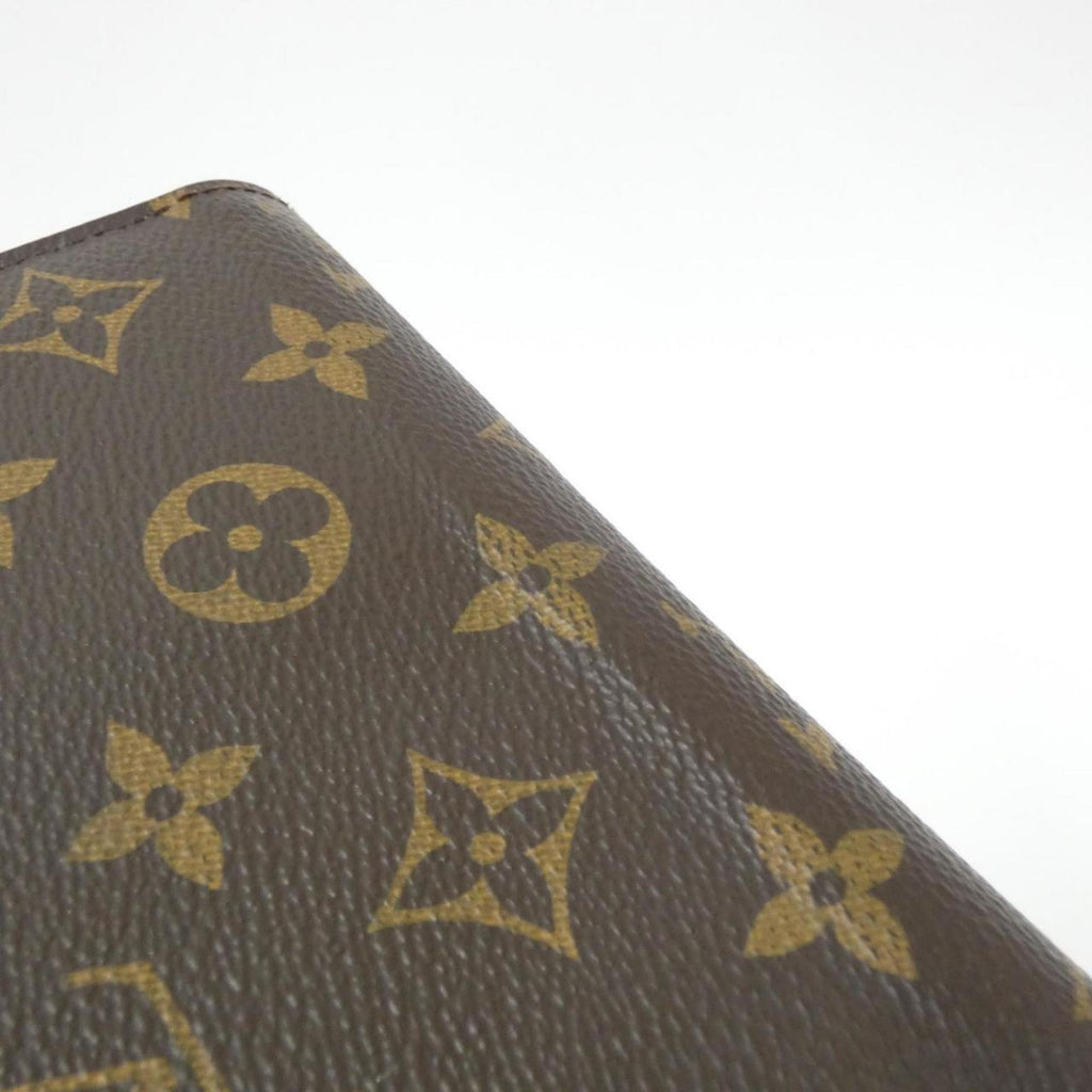 Louis Vuitton Coquelicots Marron Coated Canvas Long Wallet (Bi-Fold) (Pre-Owned)