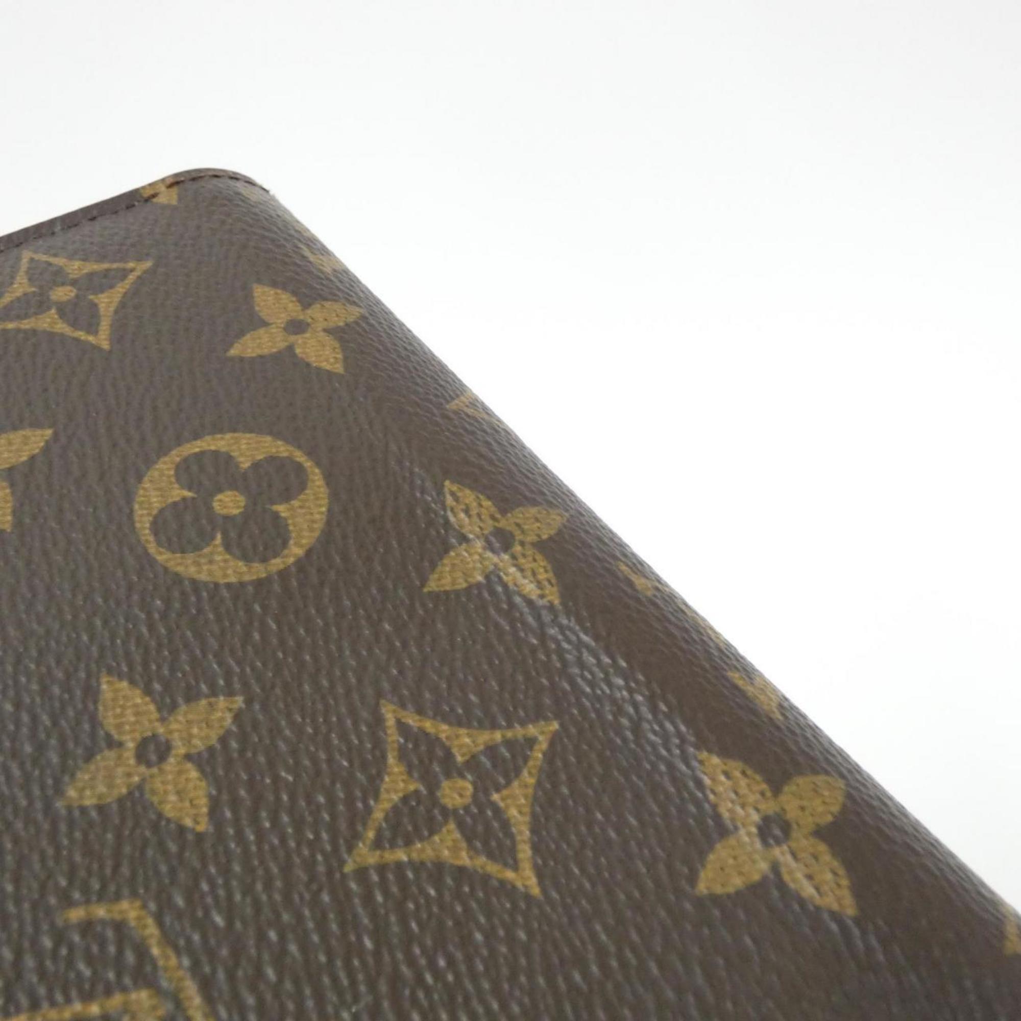 Louis Vuitton Coquelicots Marron Coated Canvas Long Wallet (Bi-Fold) (Pre-Owned)