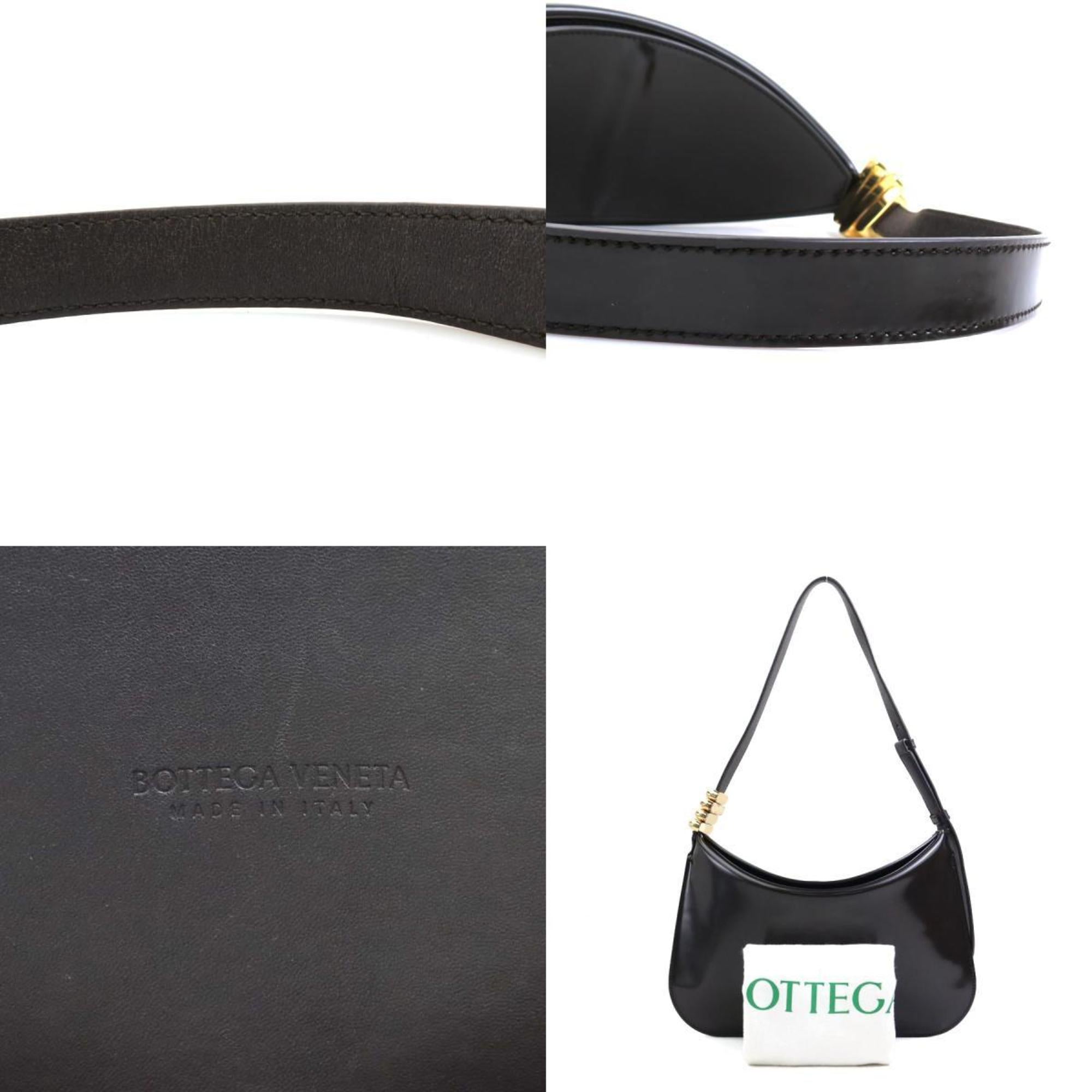 Bottega Veneta Brown Patent Leather Shoulder Bag (Pre-Owned)