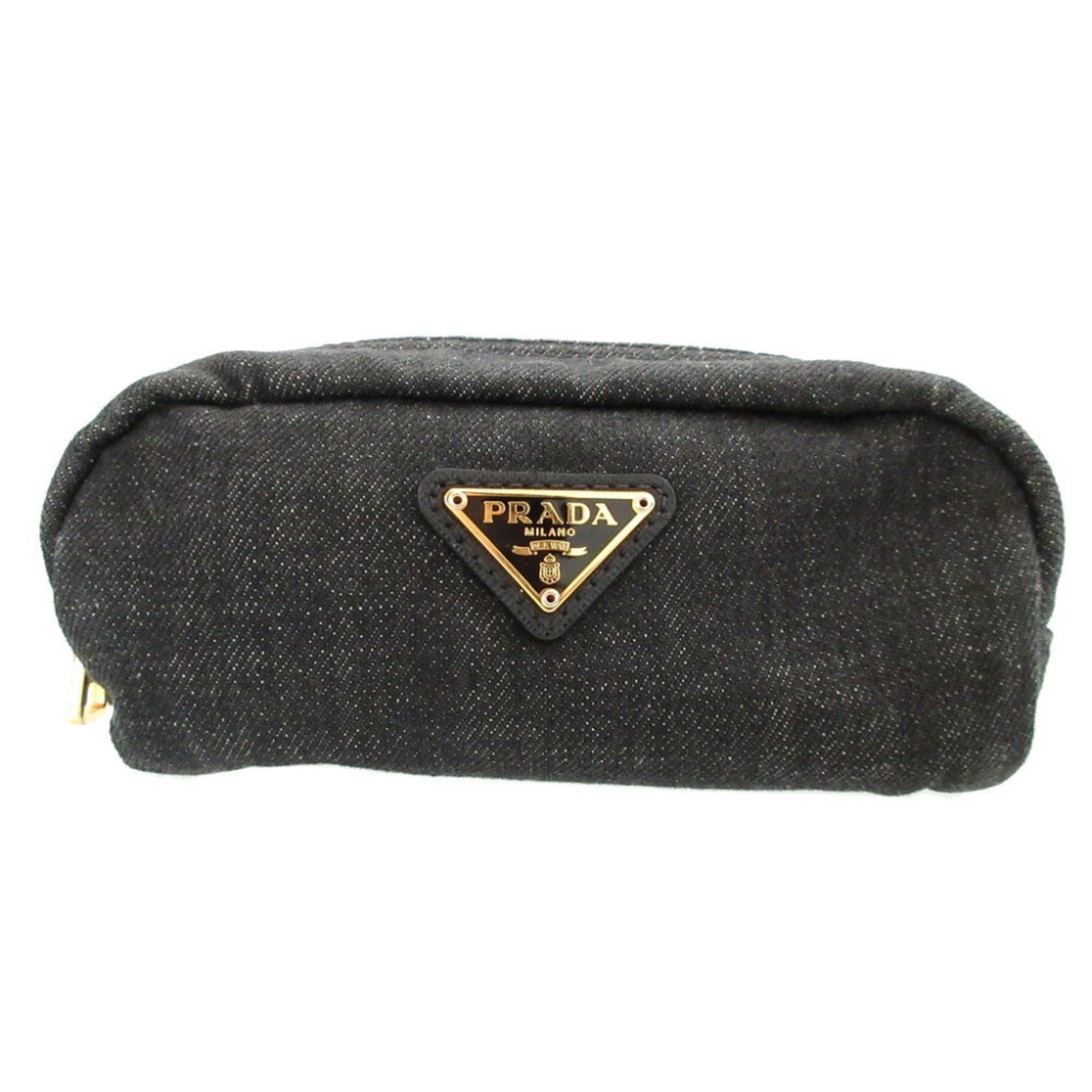 Prada Denim Pouch (Pre-Owned)
