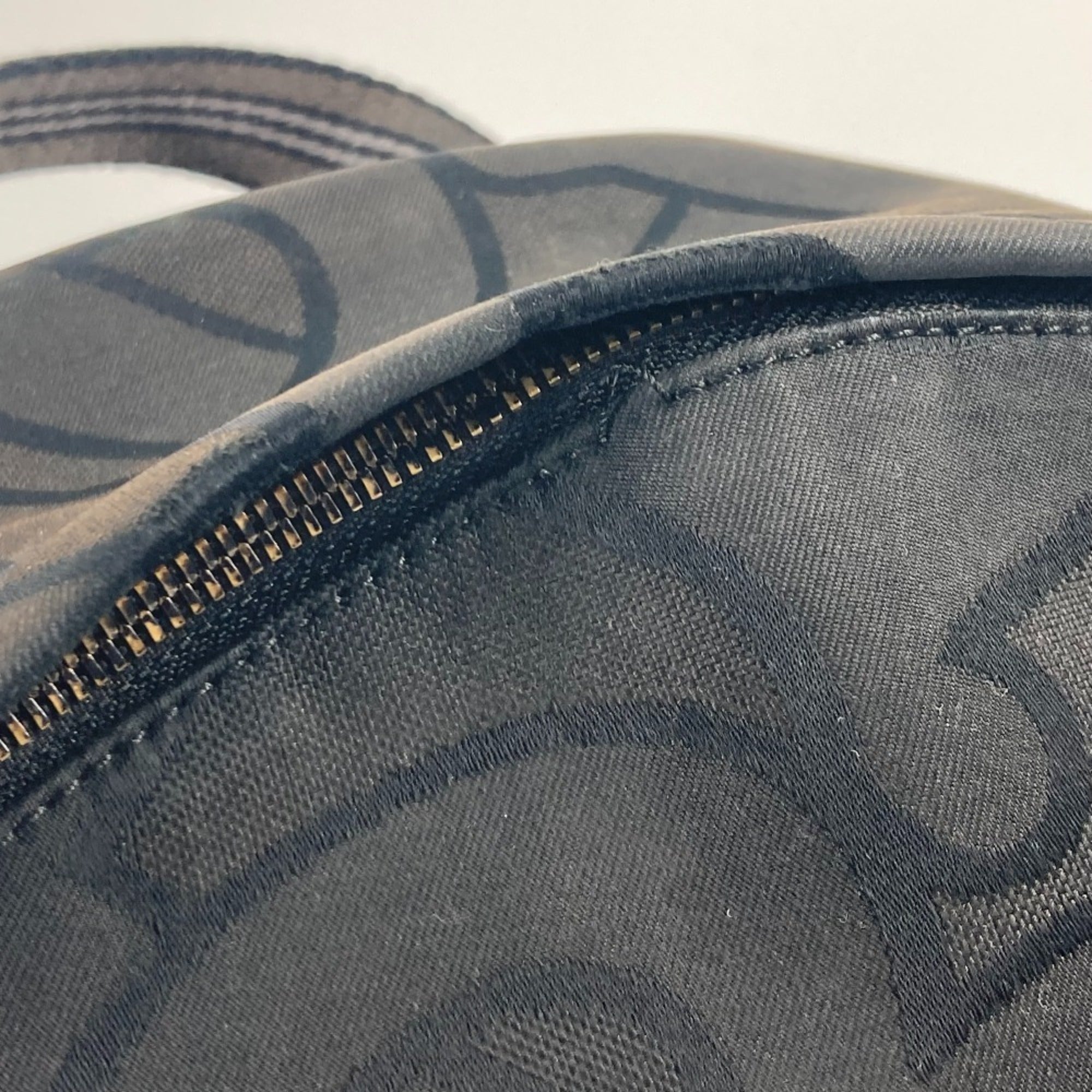 Burberry Black Canvas Leather Backpack (Pre-Owned)