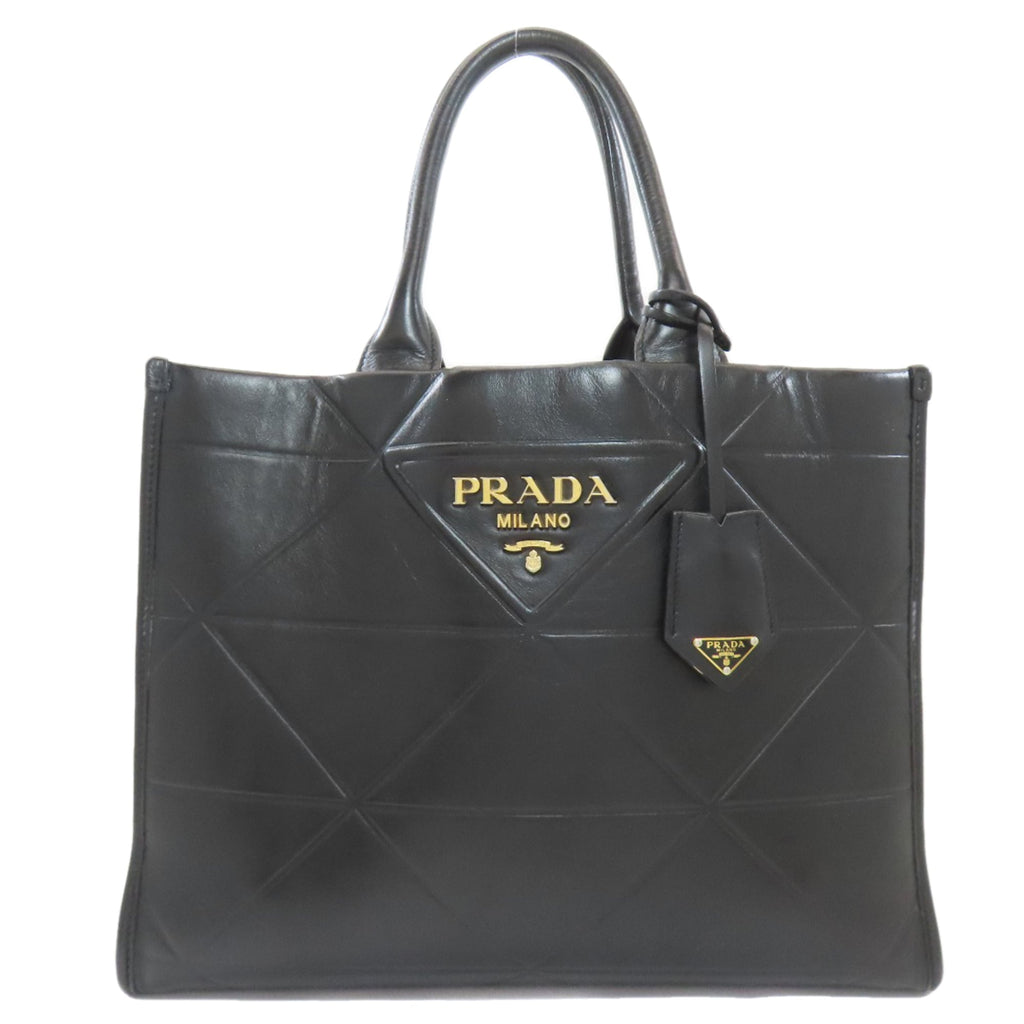 Prada Black Leather Handbag (Pre-Owned)