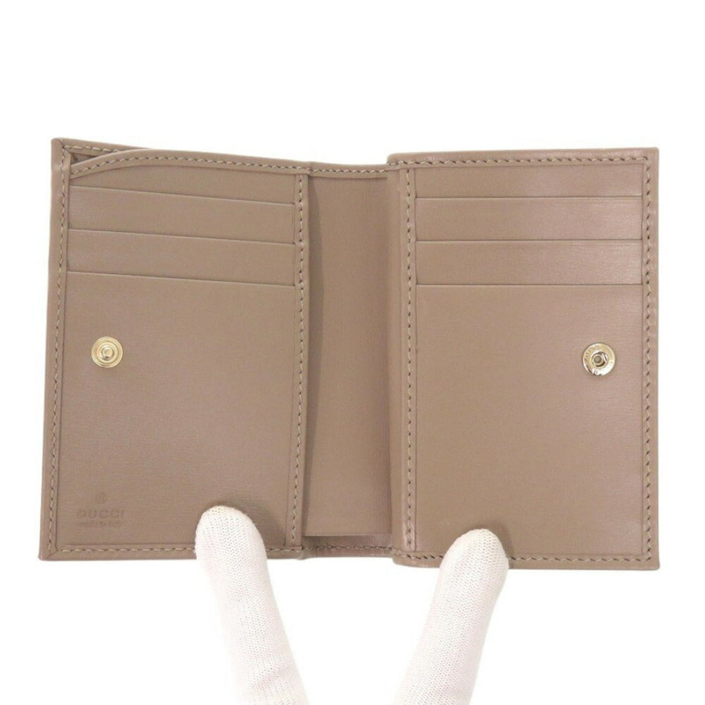 Gucci Brown Leather Wallet (Bi-Fold) (Pre-Owned)