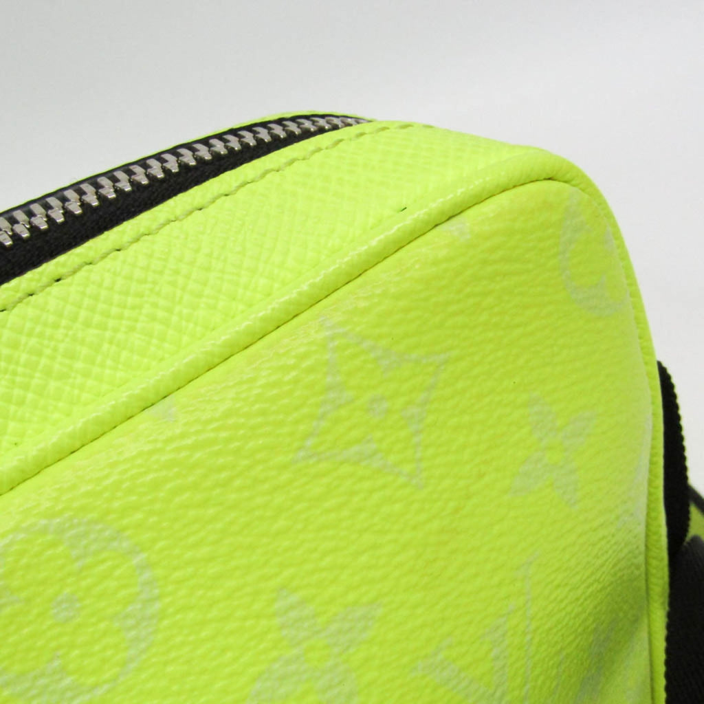 Louis Vuitton Outdoor Messenger Bag Monogram Taigarama Yellow Canvas Shoulder Bag Bag (Pre-Owned)