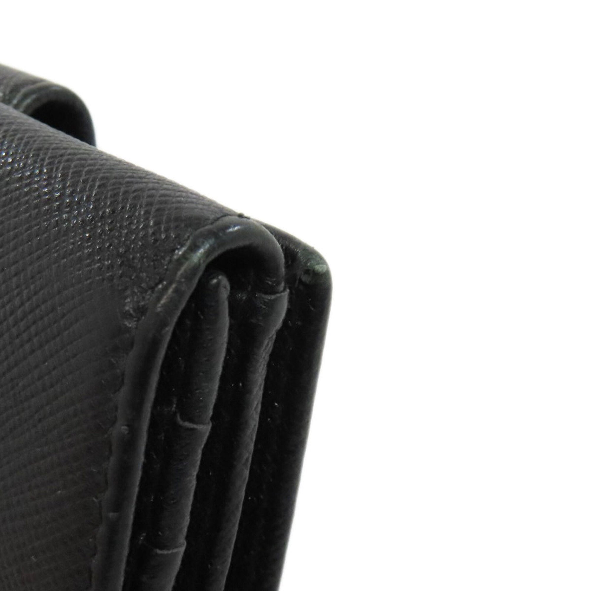 Prada Black Leather Wallet (Bi-Fold) (Pre-Owned)