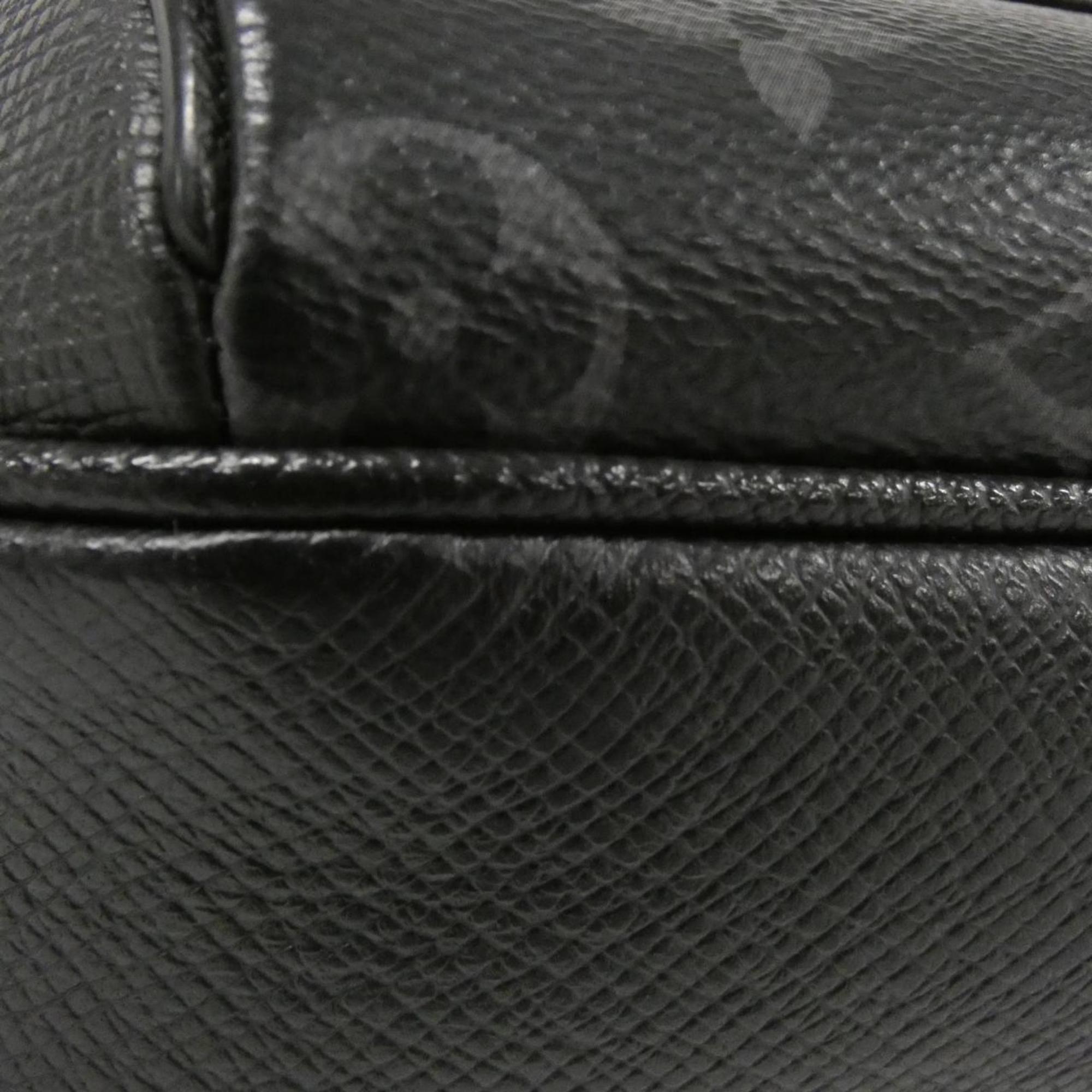 Louis Vuitton Black Coated Canvas Shoulder Bag (Pre-Owned)