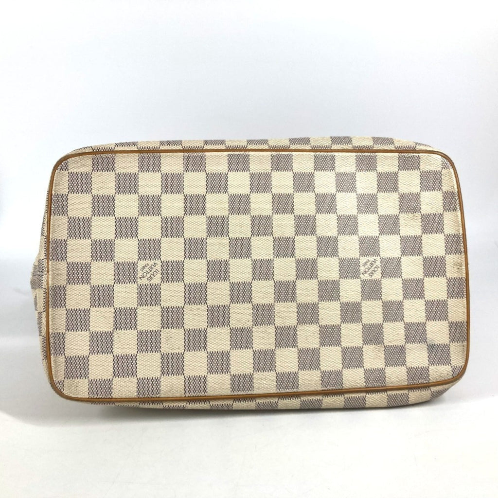 Louis Vuitton White Damier Azur Shoulder Bag Tote Bag (Pre-Owned)