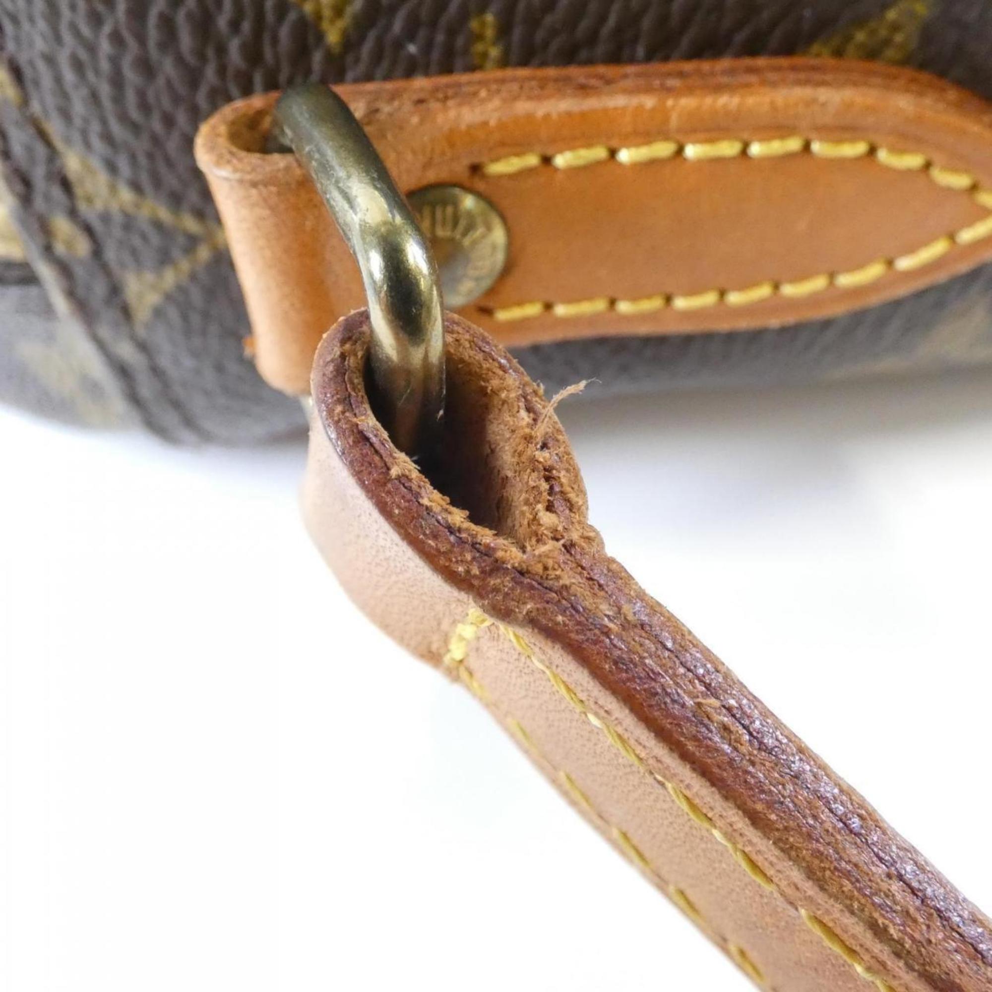 Louis Vuitton Brown Marron Coated Canvas Shoulder Bag (Pre-Owned)